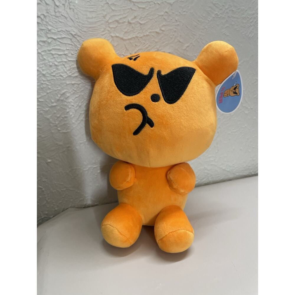 RARE OOAK Dylan Huynh HYPER BEAR Influencer Clothing Collab 9.5” Plush Bear Toy